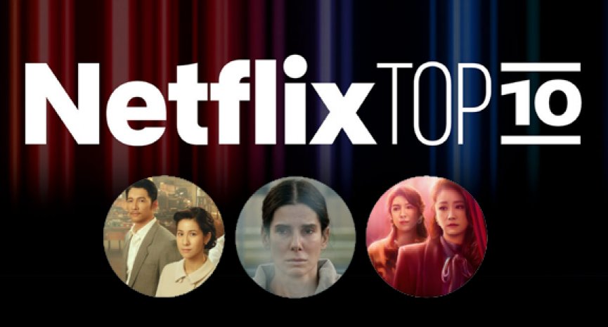 【Netflix單周排行榜Top10】珊卓布拉克攜《無赦》奪冠！《華燈初上》《茶金》搶奪台灣排行第一
