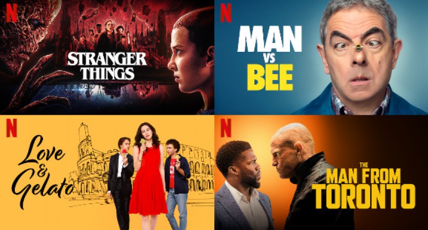 【Netflix單周排行榜Top10】《怪奇物語》前四季全上榜！《玩命大臨演》蟬聯電影冠軍