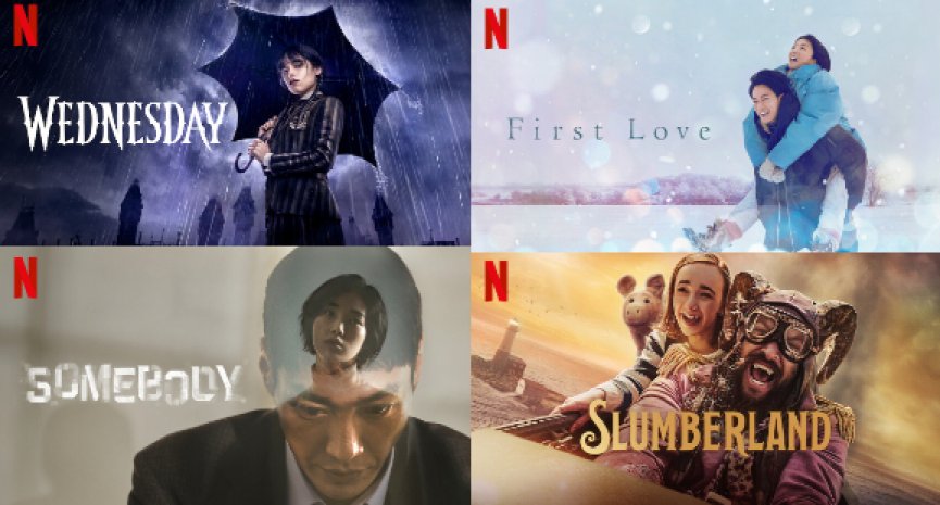 【Netflix單周排行榜Top10】《星期三》觀看時數破3億登冠！《First Love初戀》衝上全球非英語劇集榜