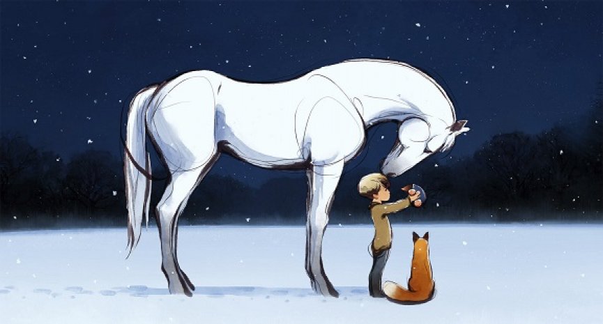 最暖心聖誕禮！Apple TV+百萬繪本《男孩、鼴鼠、狐狸與馬》改編動畫獨家上線